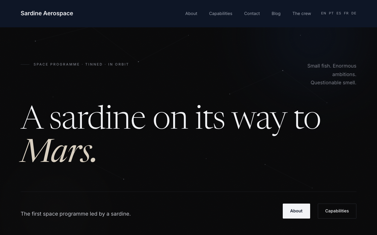 Screenshot of the ph7x-reference theme